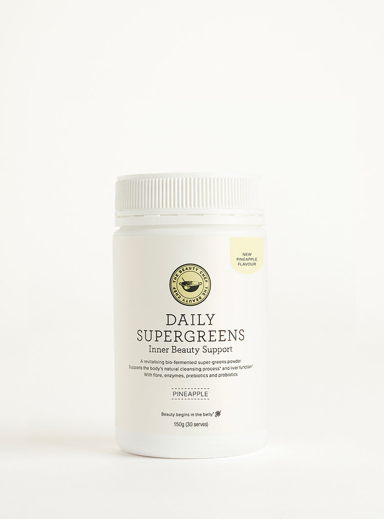DAILY SUPERGREENS Inner Beauty Support Pineapple